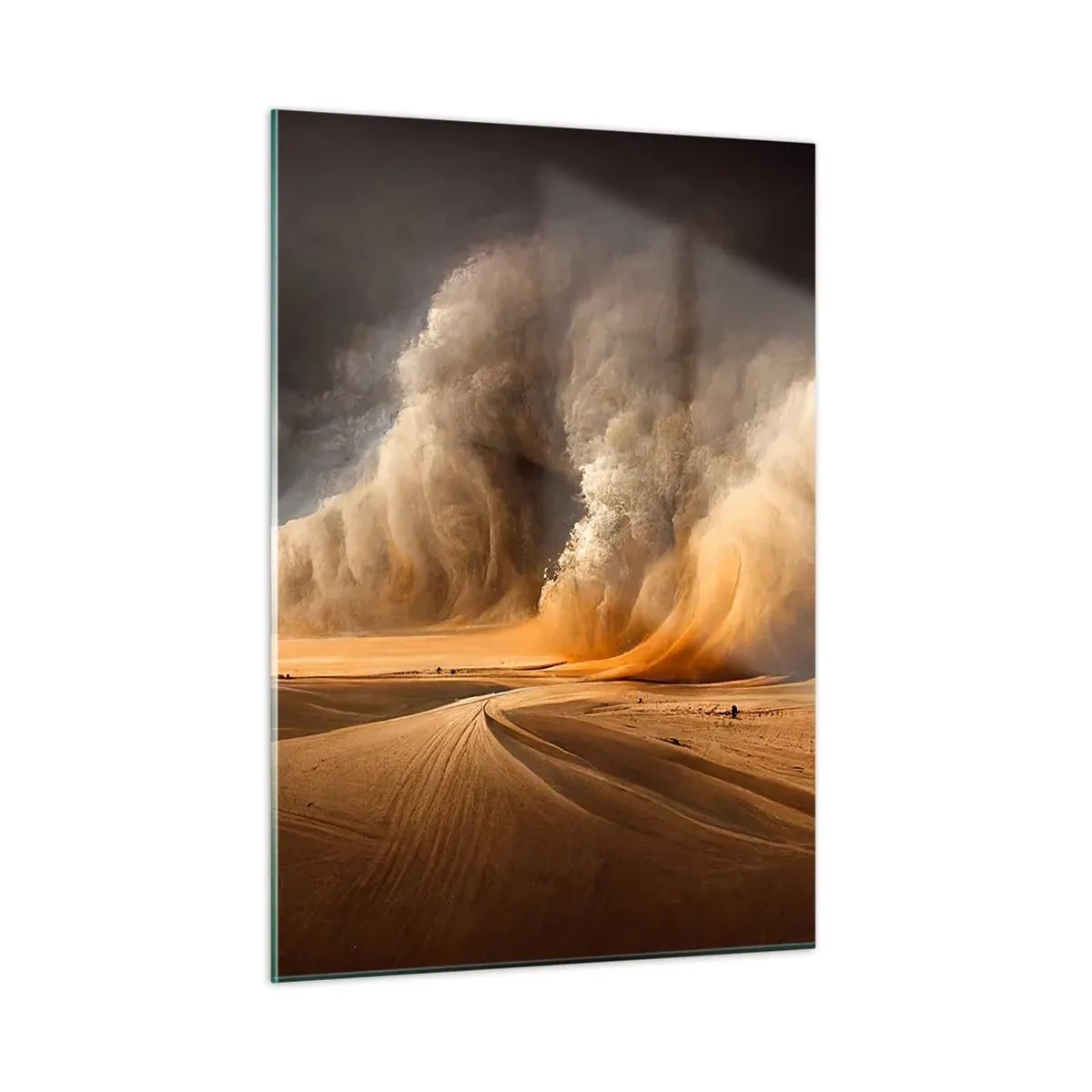 Billede på glas - Ørkenens vrede - 50x70 cm