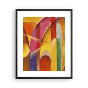 Plakat i sort ramme - Solens katedral - 40x50 cm