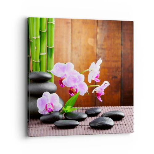 Lærredstryk - Billede på lærred - Oplev Østens fornøjelser - 40x40 cm