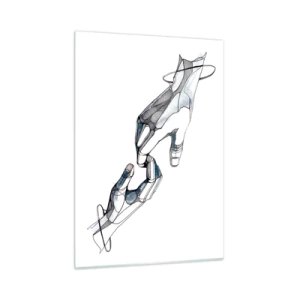 Billede på glas - En god gestus - 50x70 cm