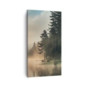 Lærredstryk - Billede på lærred - En dags fødsel - 45x80 cm