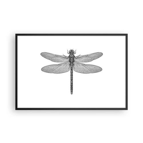 Plakat i sort ramme - Præcision i naturen - 91x61 cm