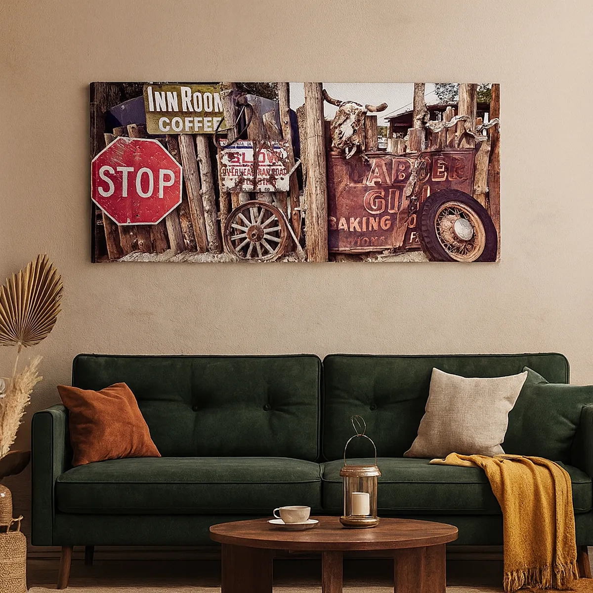 Lærredstryk - Billede på lærred - Og tiden er stoppet - 30x30 cm