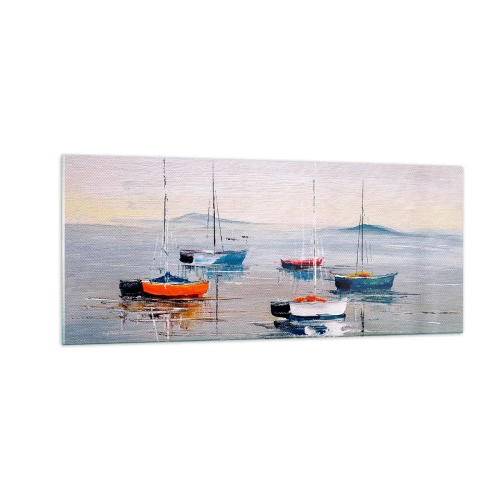 Billede på glas - Et velfortjent hvil - 100x40 cm