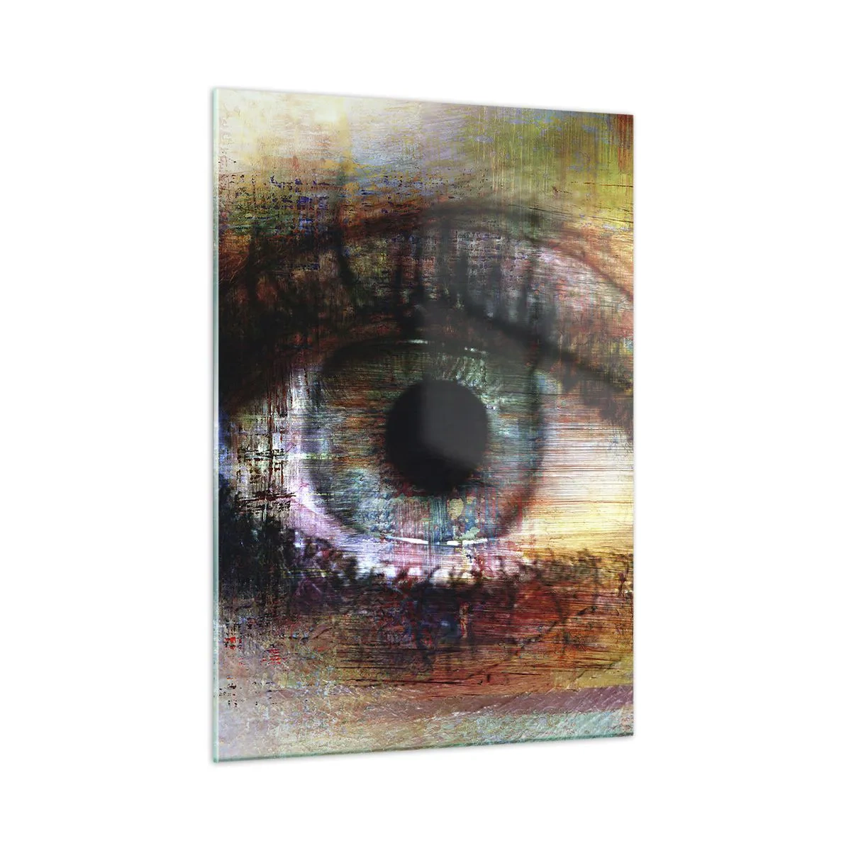 Billede på glas - Du kan se ind i sjælen - 50x70 cm
