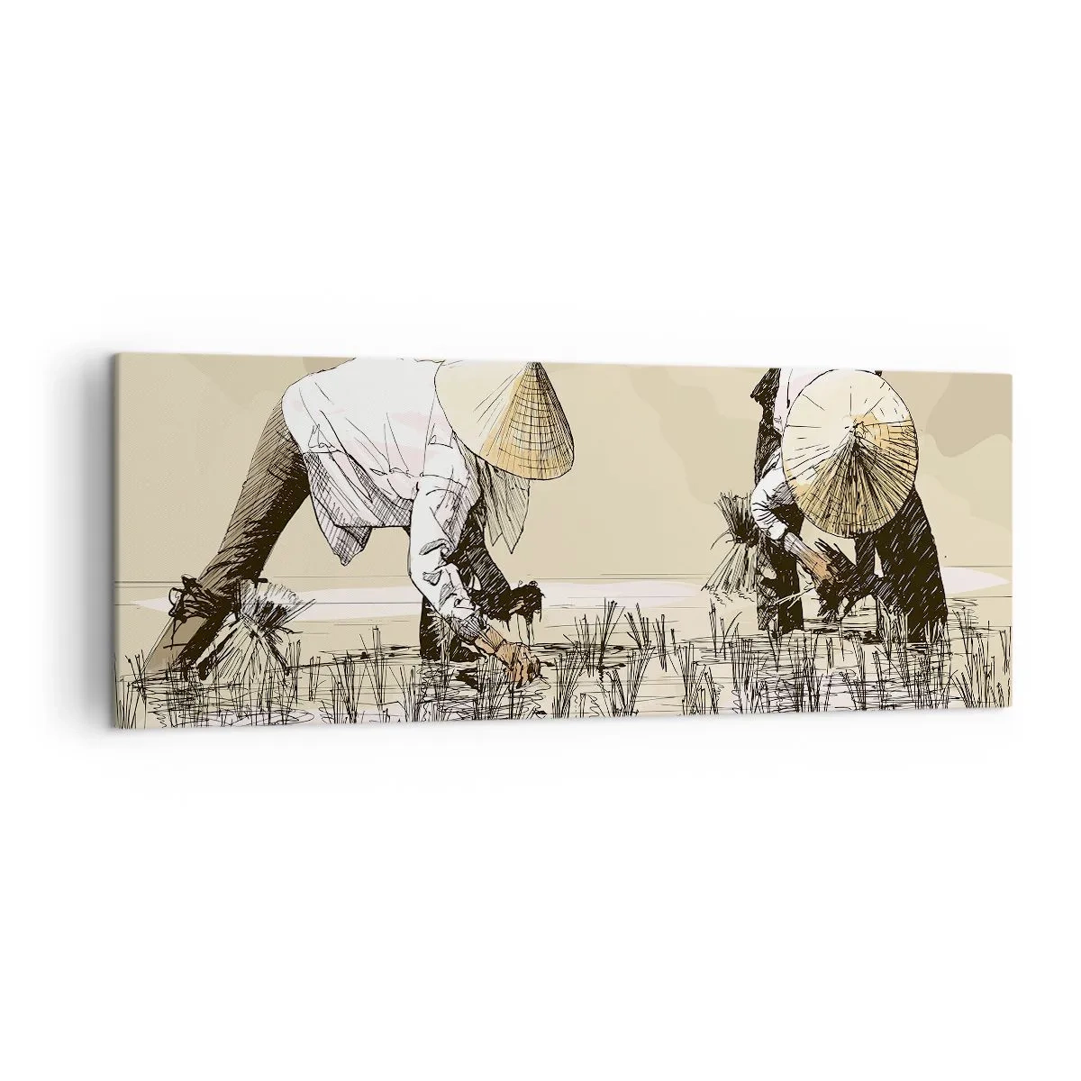 Lærredstryk - Billede på lærred - God høst - 140x50 cm