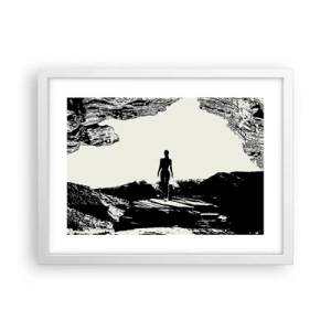 Plakat i hvid ramme - Et nyt udseende - 40x30 cm