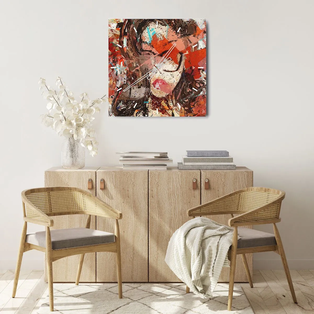 Vægur, Uret - Ingen ved, hvordan du virkelig er - 30x30 cm