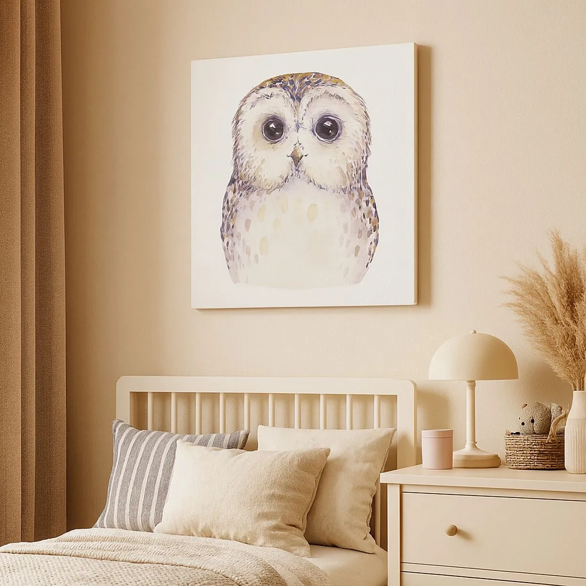 Lærredstryk - Billede på lærred - Se mig i øjnene - 30x30 cm