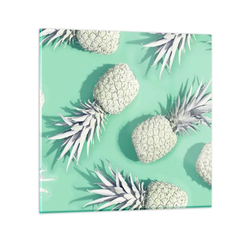 Billede på glas - passer godt sammen med mynte - 50x50 cm