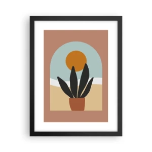 Plakat i sort ramme - Små glæder - 30x40 cm