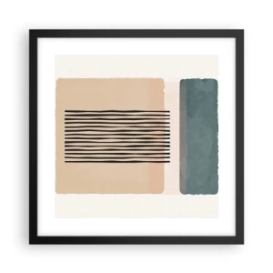 Plakat i sort ramme - Alt er i god stand - 40x40 cm