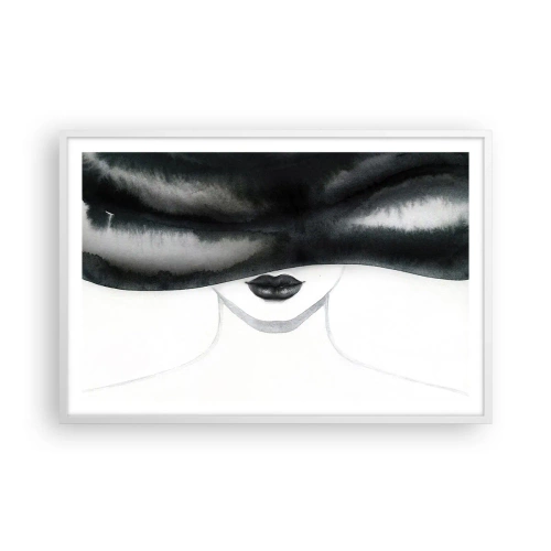 Plakat i hvid ramme - Et sensuelt mysterium - 91x61 cm