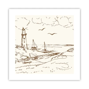 Plakat - Oversigt over sommerminder - 40x40 cm