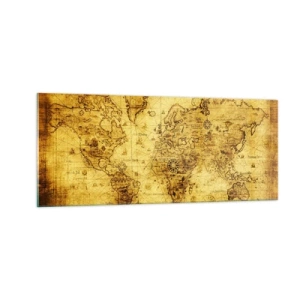 Billede på glas - Mærkelig er denne verden - 100x40 cm