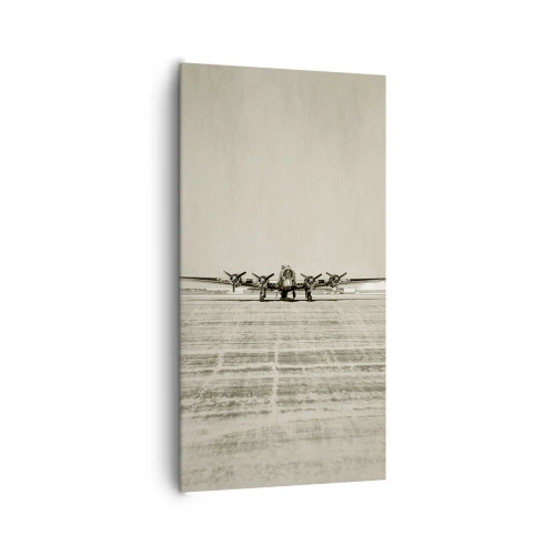 Lærredstryk - Billede på lærred - Som altid klar - 65x120 cm