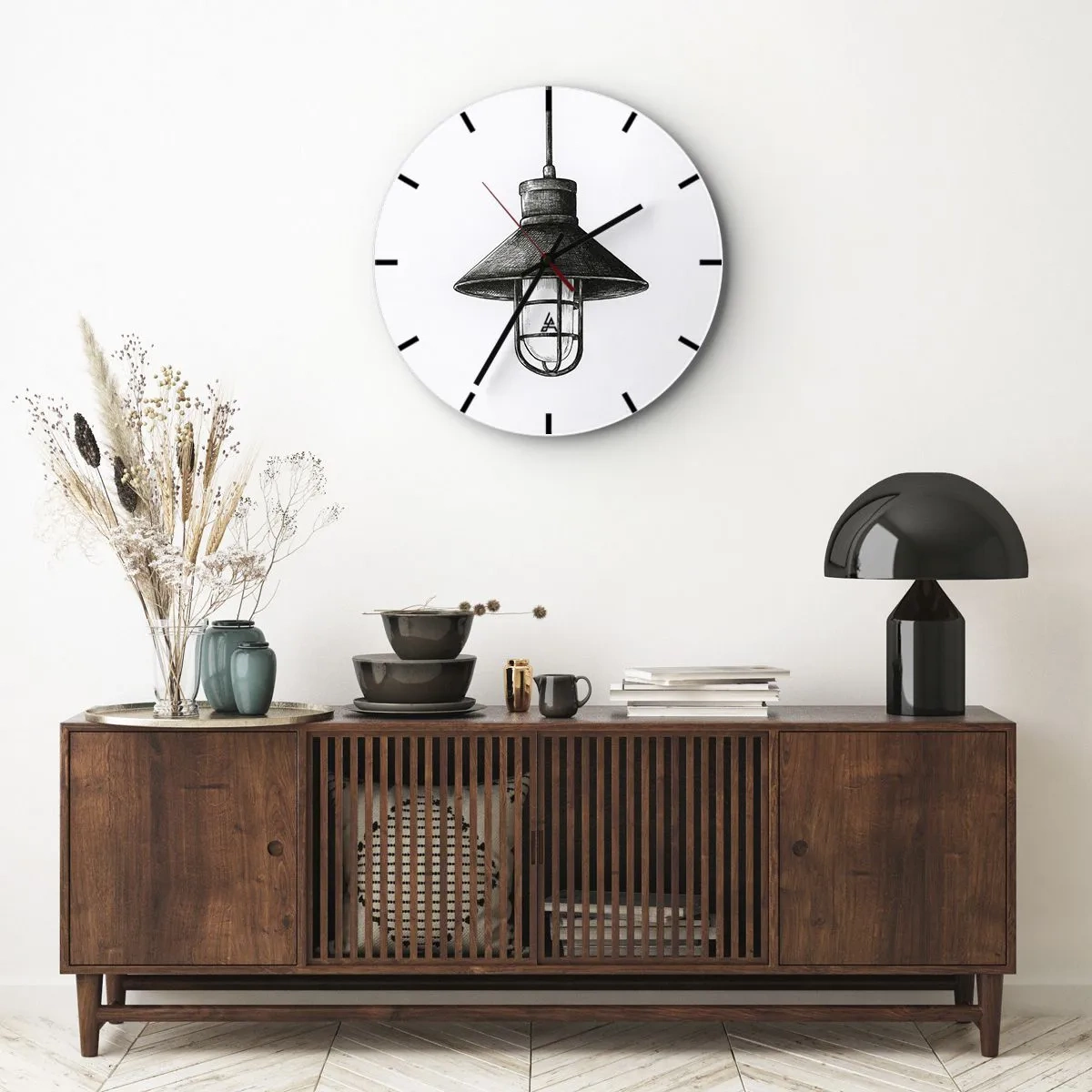 Vægur, Uret - Som for mange år siden... - 40x40 cm