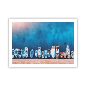 Plakat - I én række - 70x50 cm