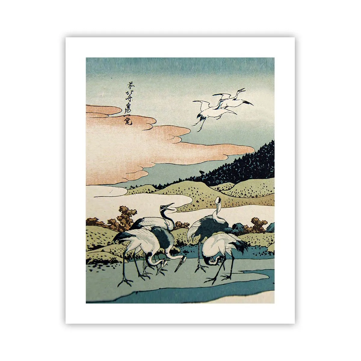 Plakat - I japansk ånd - 40x50 cm