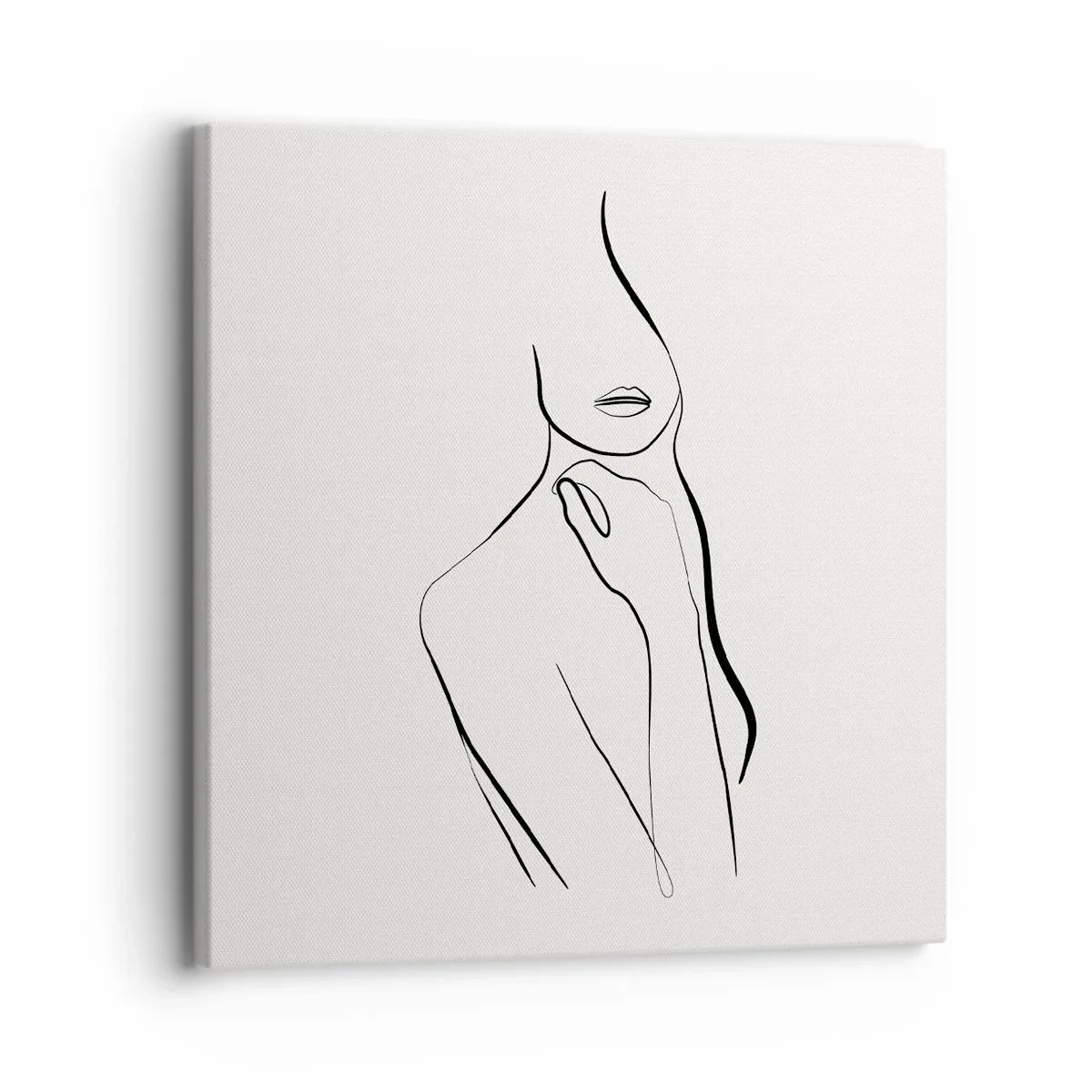 Lærredstryk - Billede på lærred - Bølge af melankoli - 30x30 cm