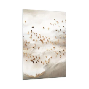 Billede på glas - Det er på tide... - 70x100 cm