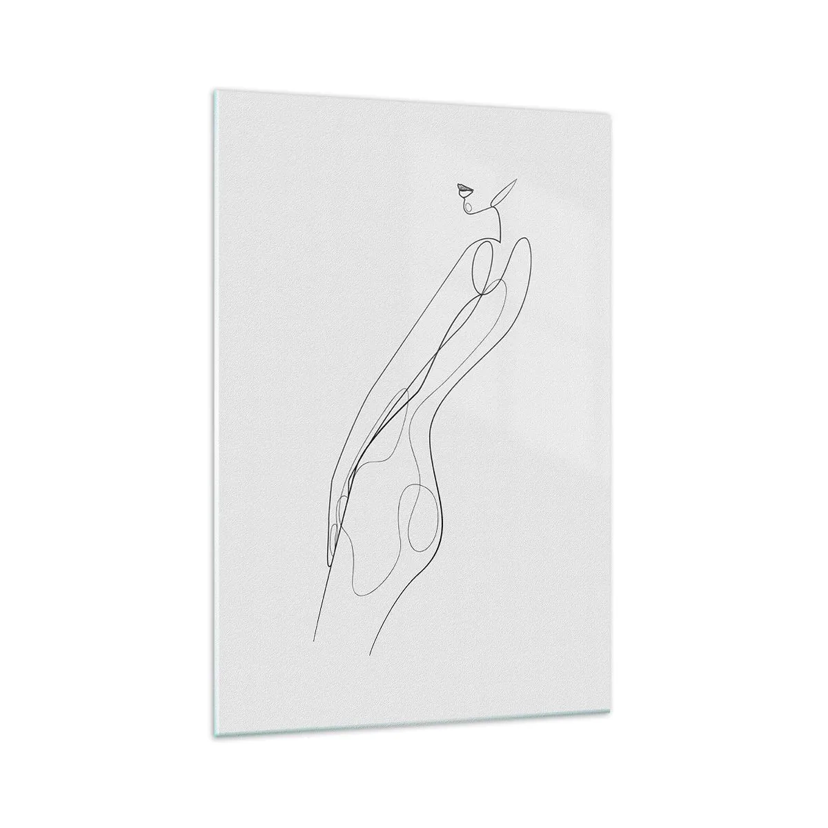 Billede på glas - Næppe et løfte - 70x100 cm