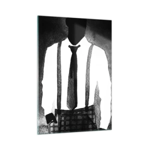 Billede på glas - I en noir-atmosfære - 50x70 cm