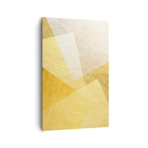 Lærredstryk - Billede på lærred - Geometriens vejr - 80x120 cm