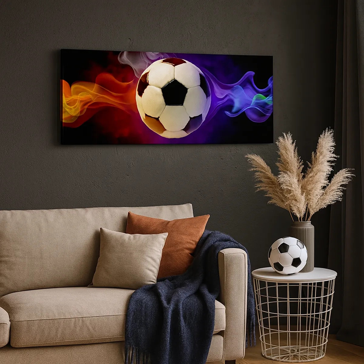 Lærredstryk - Billede på lærred - Spillets magiske kraft - 30x30 cm