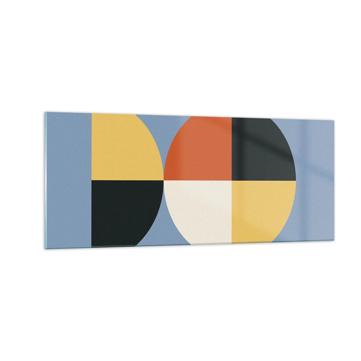 Billede på glas - Se og tæl - 100x40 cm