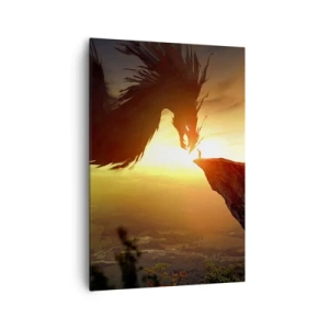 Lærredstryk - Billede på lærred - Dragedræber - 70x100 cm