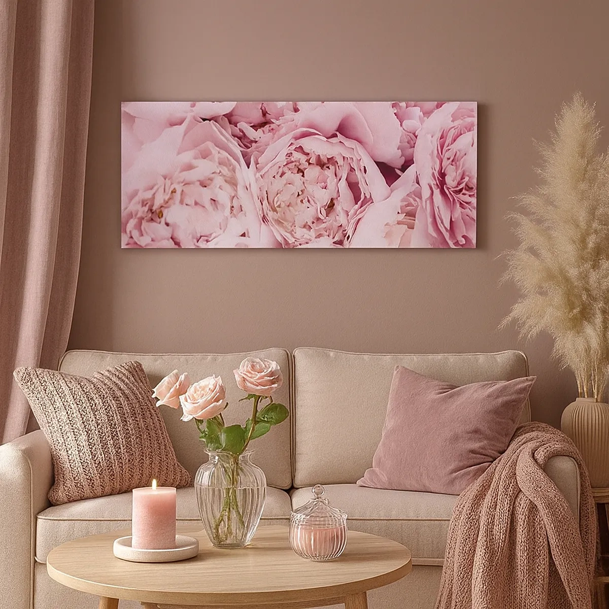 Lærredstryk - Billede på lærred - Hyggeligt og velduftende - 30x30 cm