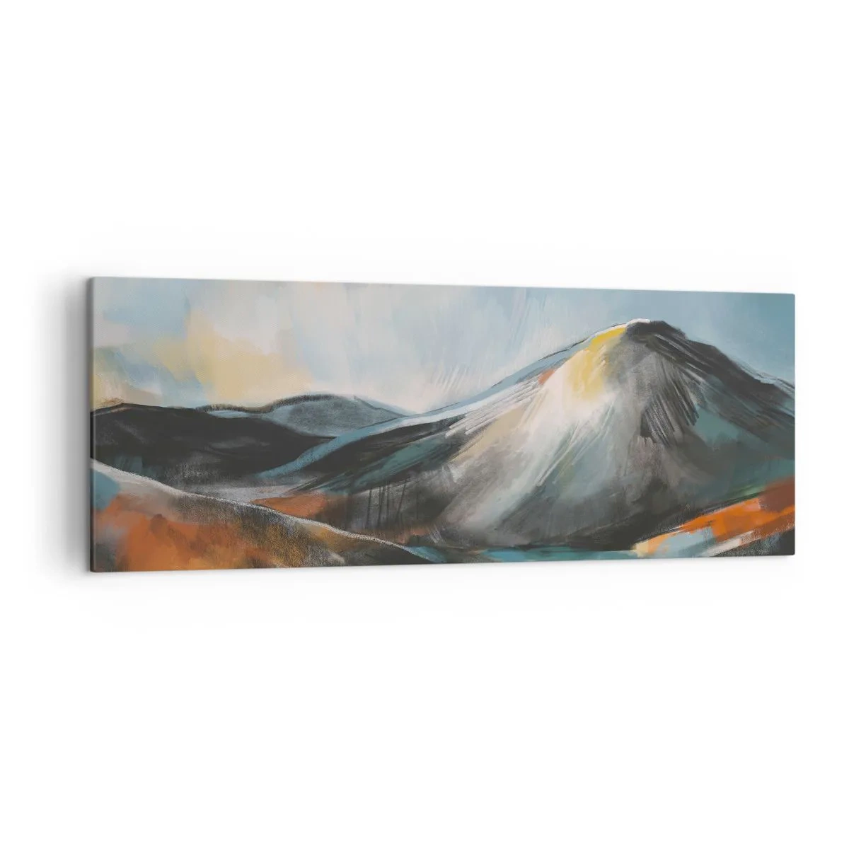 Lærredstryk - Billede på lærred - Rå og smuk - 140x50 cm
