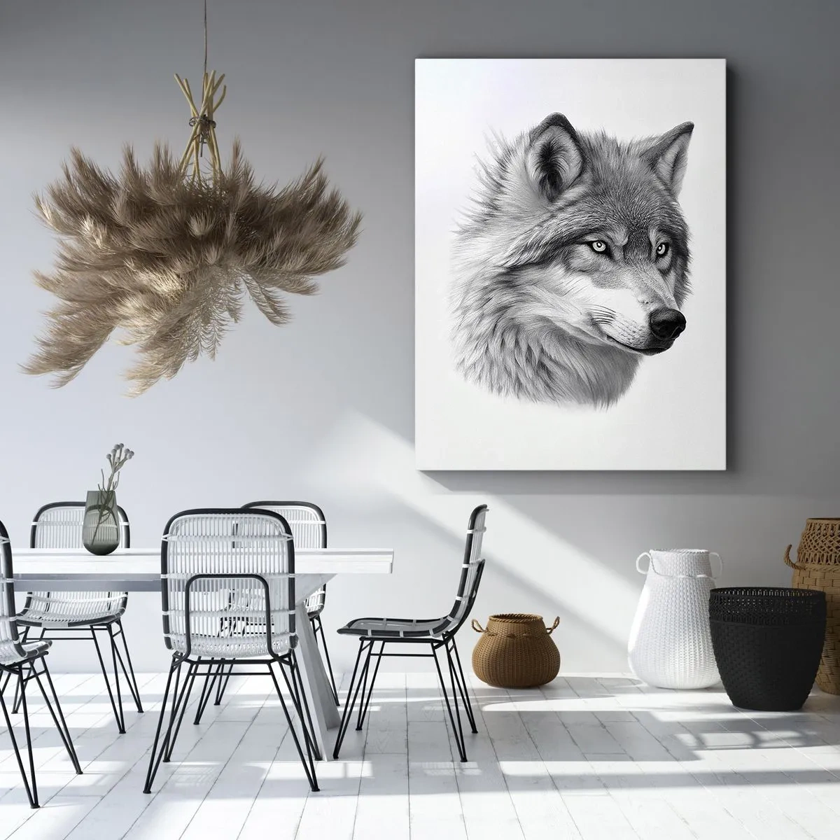 Lærredstryk - Billede på lærred - Alpha - uden tvivl - 50x70 cm