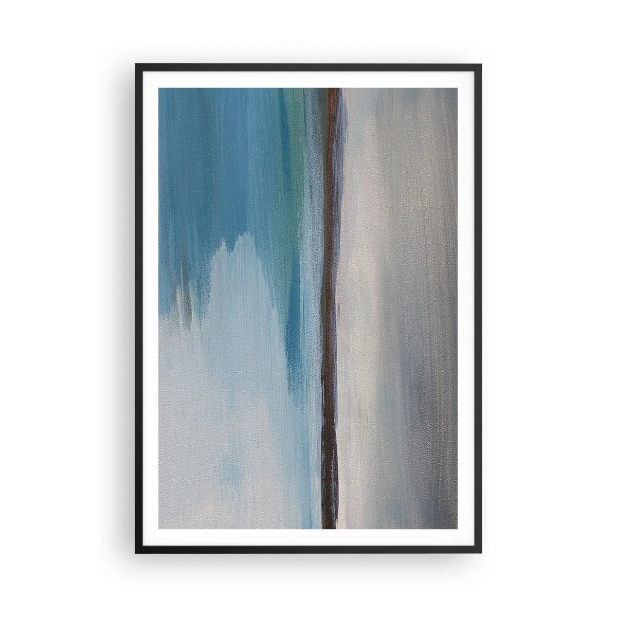 Plakat i sort ramme - Horisontalt landskab - 70x100 cm