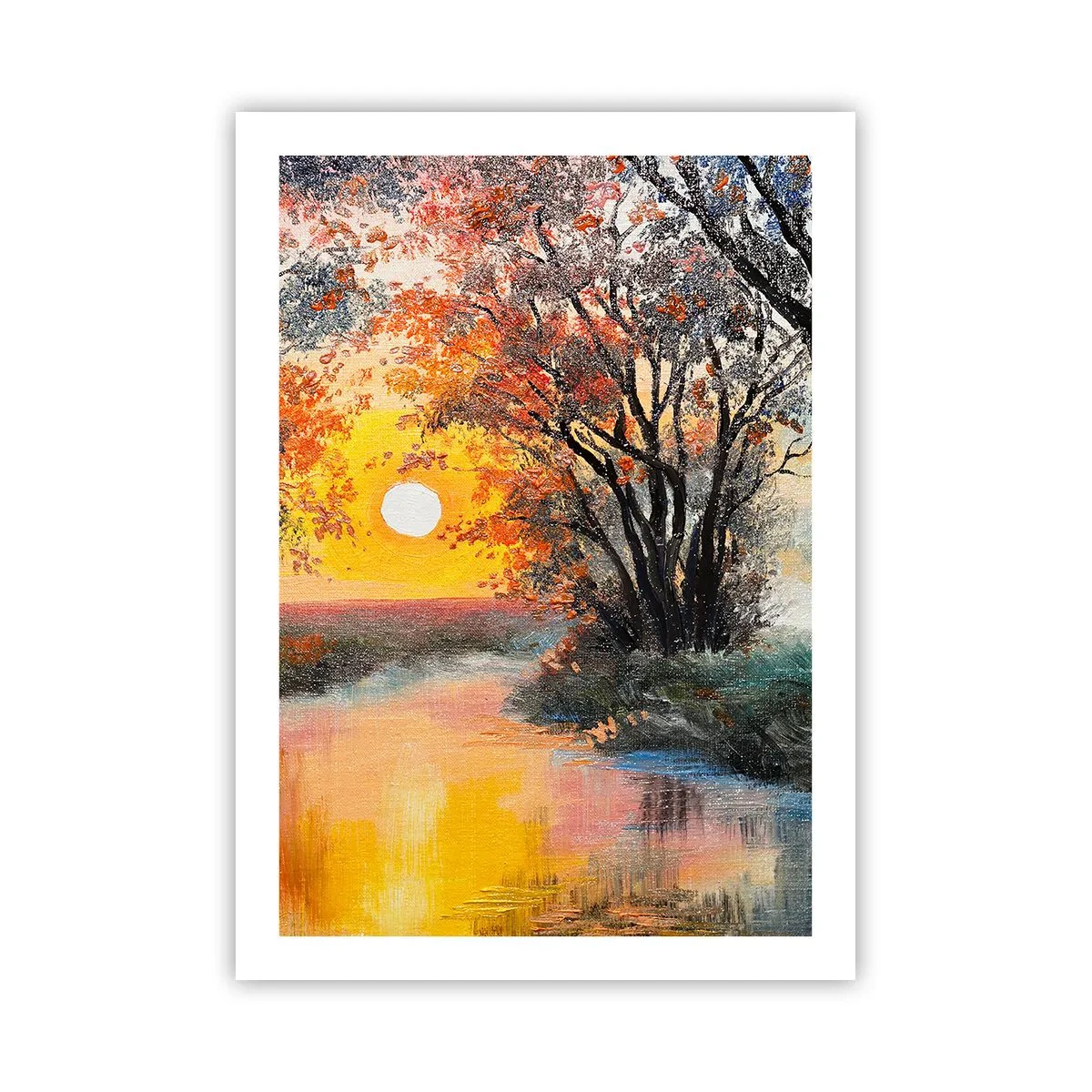 Plakat - Efterårs atmosfære - 50x70 cm