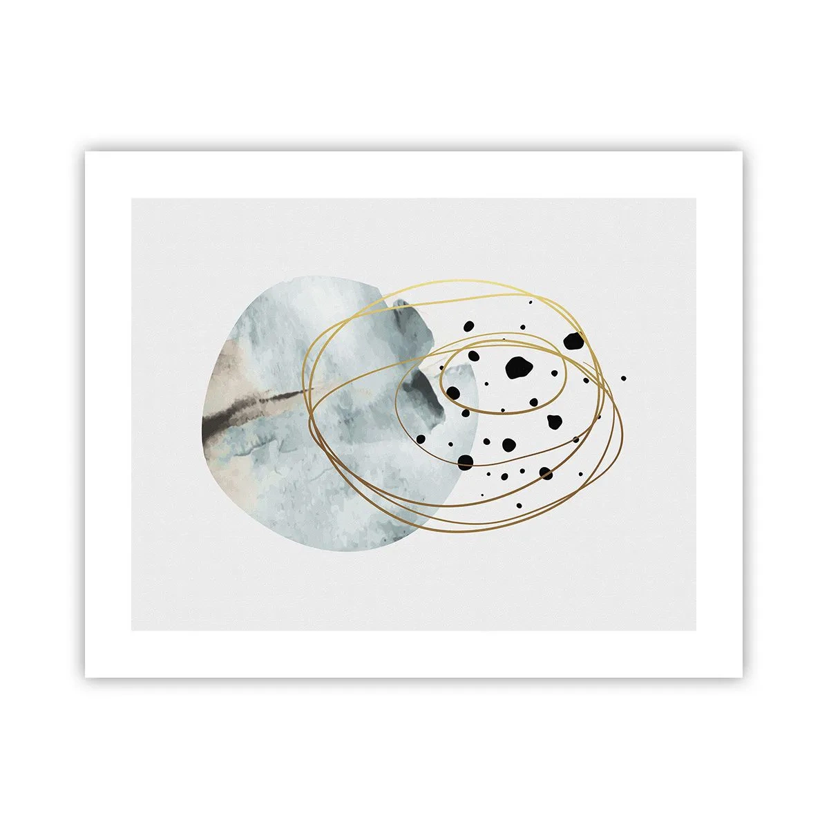 Plakat - I rummets favntag - 50x40 cm