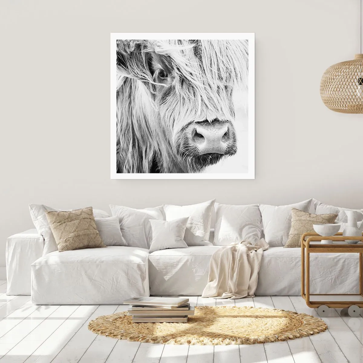 Plakat - Skotsk vildmark - 40x40 cm