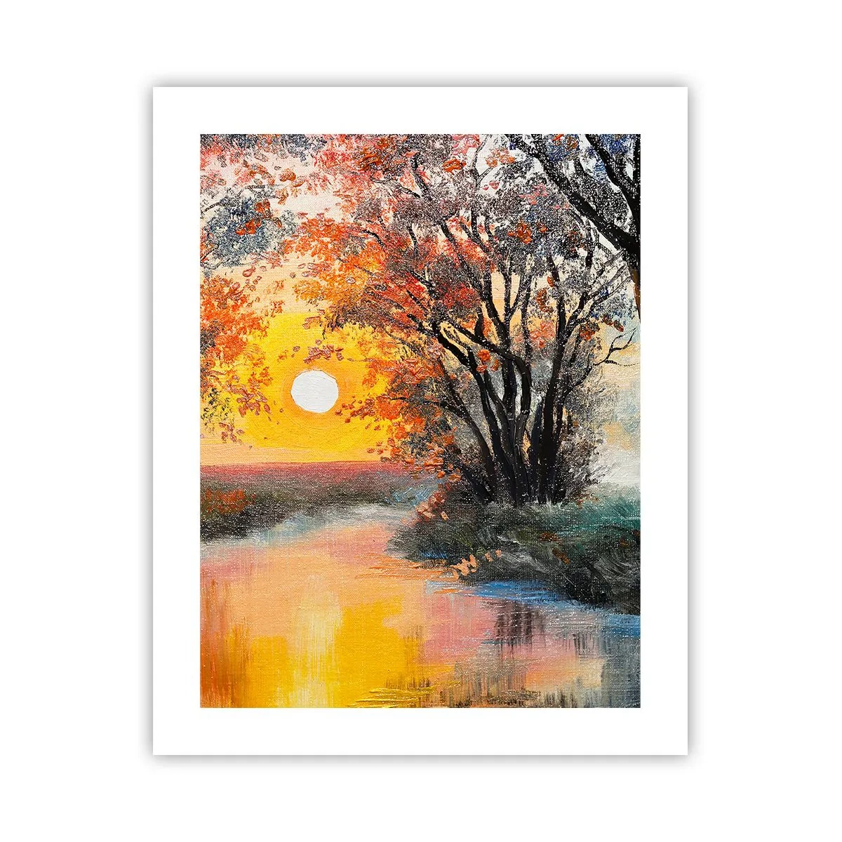 Plakat - Efterårs atmosfære - 40x50 cm
