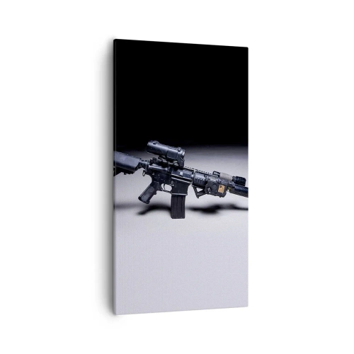 Lærredstryk - Billede på lærred - Den mørke ridder - 55x100 cm