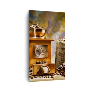 Lærredstryk - Billede på lærred - Kornets knitren, møllens klirren - 45x80 cm