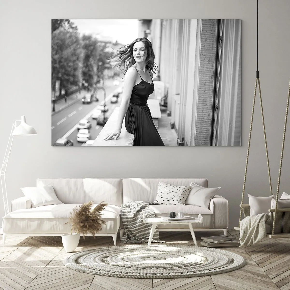 Billede på glas - Bestemt en pariser - 100x70 cm