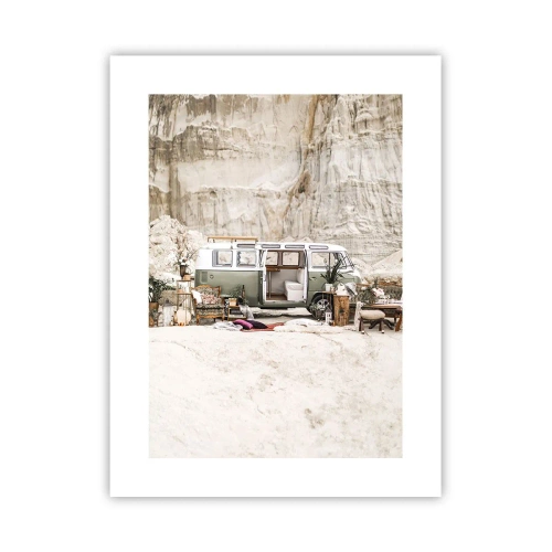 Plakat - Tid til at starte rejsen - 30x40 cm