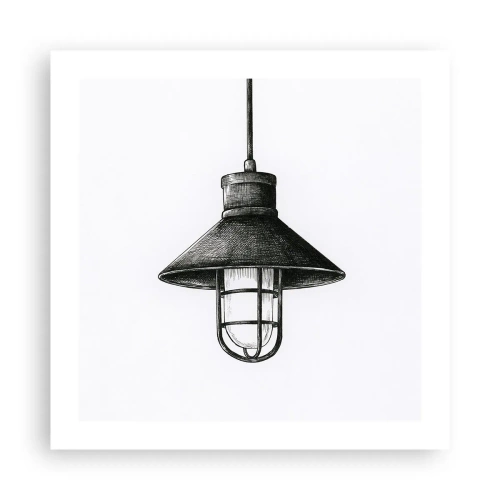 Plakat - Som for mange år siden... - 50x50 cm