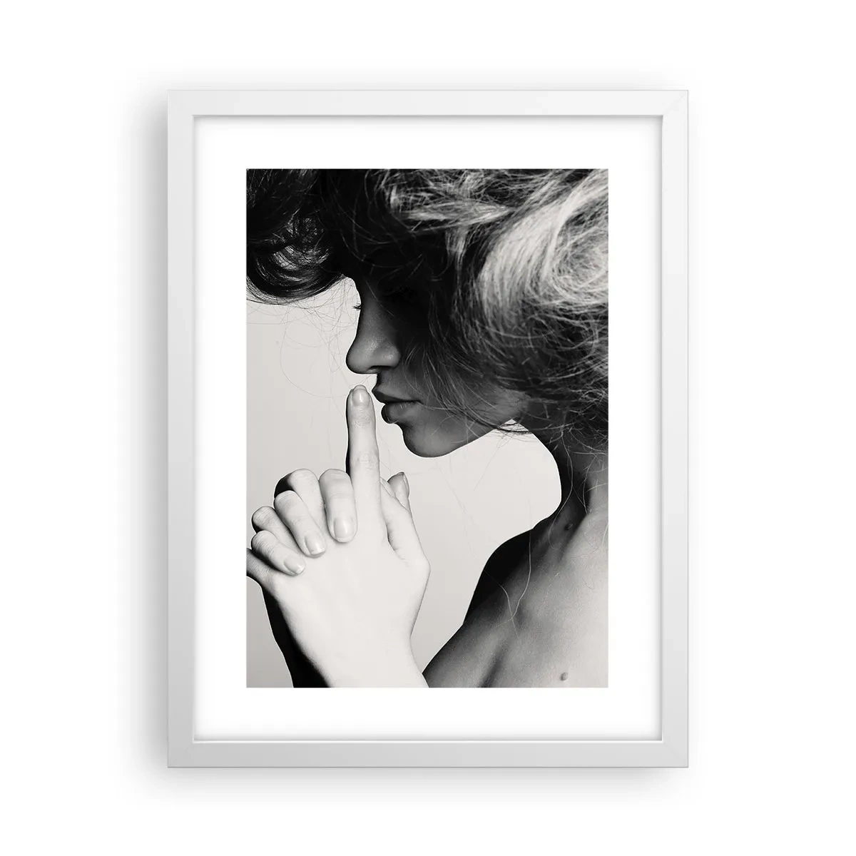 Plakat i hvid ramme - Lyt til sig selv - 30x40 cm