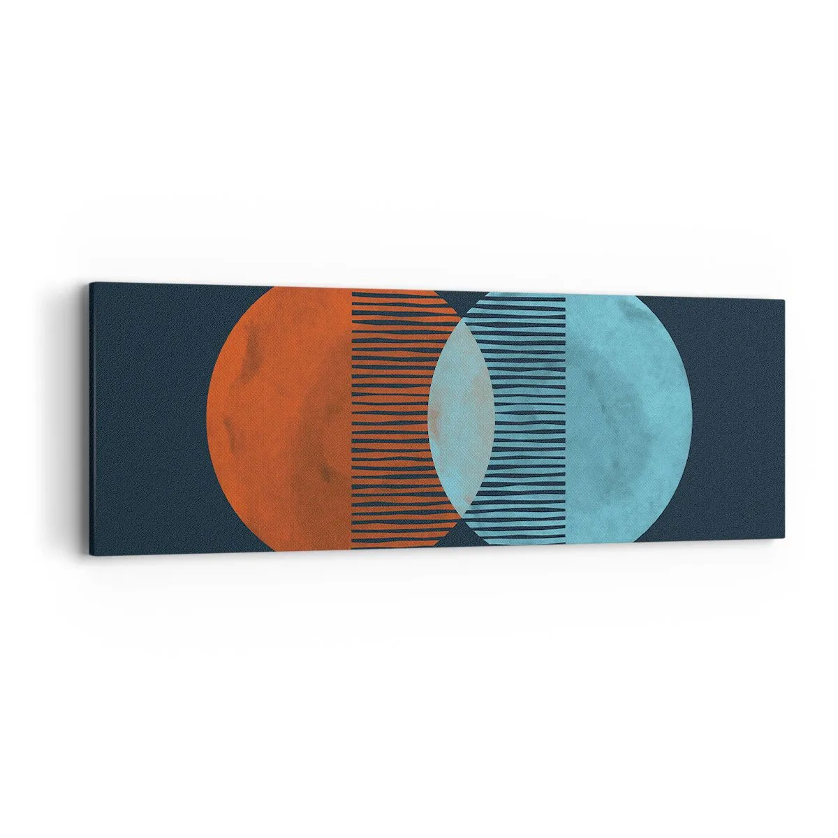 Lærredstryk - Billede på lærred - Astronomisk fantasi - 90x30 cm