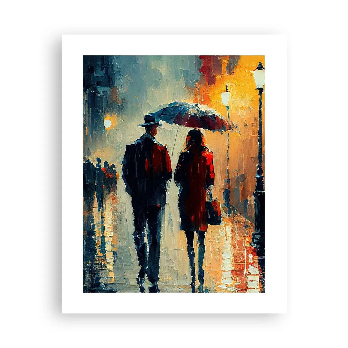 Plakat - Urban kærlighedshistorie - 40x50 cm