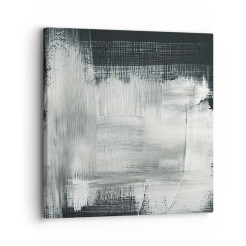 Lærredstryk - Billede på lærred - Vævet af det lodrette og det vandrette - 30x30 cm