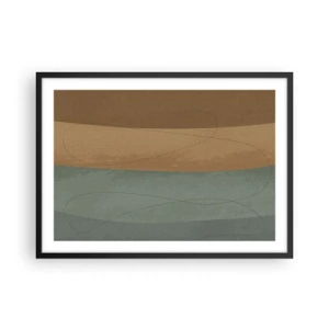 Plakat i sort ramme - Vandret sammensætning - 70x50 cm