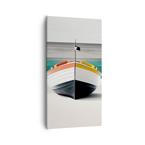 Lærredstryk - Billede på lærred - På sin plads - 55x100 cm